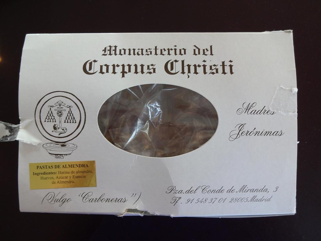 Monasterio del Corpus Christi almond cookies